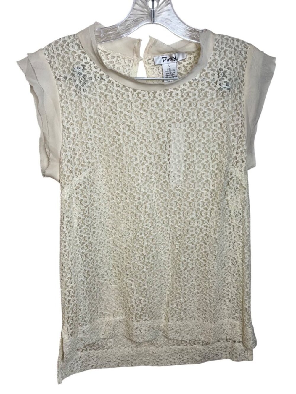 Pinky Lace Top